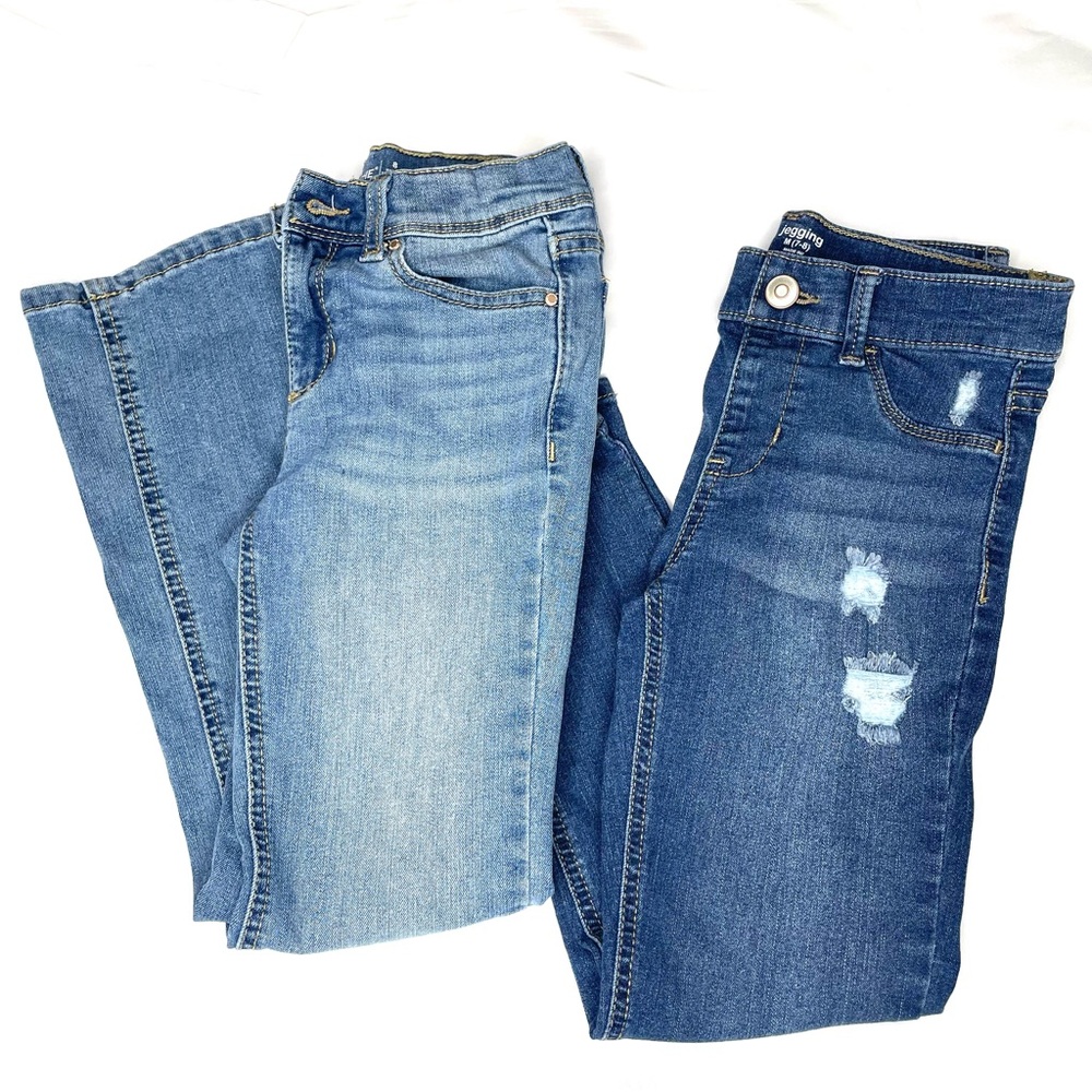 2 Pairs of Kids Blue Jeans for the Price of One